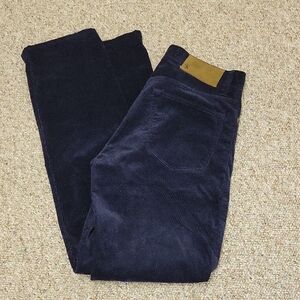 Todd Snyder New York Straight Leg Navy Corduroy 5 Pocket Pants Men's 28 X 32